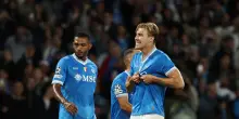 Napoli-Sporting 2-1, vittoria al Maradona: la decide Rasmus Hojlund