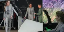Kate Middleton in tacchi a spillo sulla scaletta dell'aereo militare. Il video virale e le scuse alle bambine: «Ho dimenticato l'abito da principessa»