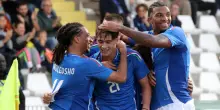 Italia-Svezia U21, vincono gli azzurrini 4-0: doppietta di Pisilli, a segno anche Camarda (con un cucchiaio su rigore) e Berti