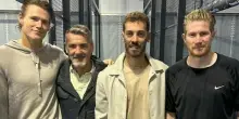 Napoli, McTominay e De Bruyne al Centro Padel di Varcaturo