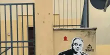 Realizzato vicino Gioia Tauro un murale dedicato al procuratore di Napoli Nicola Gratteri