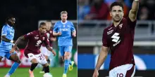 Torino-Napoli, i messaggi social degli azzurri e l'esultanza degli ex Simeone e Ngonge