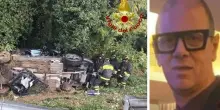 Sbanda e l?auto vola nella scarpata: Luca Franceschini muore sotto gli occhi della moglie, il cuore grande durante il Covid