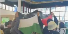 Protesta proPal Napoli contro stand azienda israeliana: 3 arresti