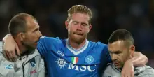 Napoli-Inter infortunio De Bruyne: problema muscolare per il belga