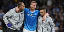 De Bruyne infortunio: segna il rigore ma si fa male. Problema muscolare, il belga esce quasi in lacrime