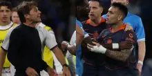 Lautaro-Conte, litigio in campo: «Te la stai facendo sotto». Cosa è successo
