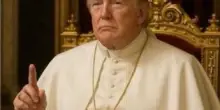 Donald Trump vestito da Papa, la foto sui social della Casa Bianca