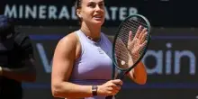 Sabalenka sta con Sinner: "Innocente al 100%, farò il tifo per lui"