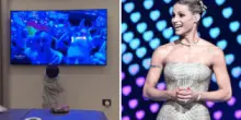 Michelle Hunziker all'Eurovision, la reazione del nipotino Cesare: "Ma è nonna!"