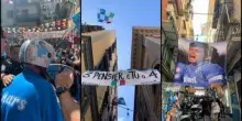 Napoli, città sospesa per possibile scudetto: invasa da marea azzurra