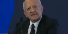 Sanità, De Luca: "Campania derubata di 3 mld in 10 anni, ora stesse risorse per tutte le regioni"