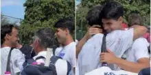 Fognini non ha paura di Alcaraz: risate e abbracci a Wimbledon - Video