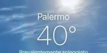 Palermo rovente, oggi toccati i 40 gradi ma da domani andrà meglio