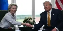 Dazi, accordo Trump-von der Leyen: "Tariffe al 15% per Ue"