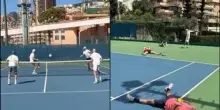 Sinner, allenamenti devastanti (e calcio tennis) a Montecarlo. Jannik prepara gli Us Open con Berrettini