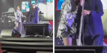 Loredana Bertè e Renato Zero, di nuovo insieme dopo 30 anni: l'abbraccio sul palco