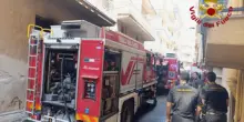 Incendio in deposito nel palermitano