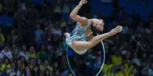 Sofia Raffaeli doppia medaglia ai mondiali di ritmica: oro nel cerchio e bronzo nella palla