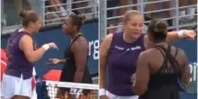 Lite agli Us Open: Ostapenko perde e si infuria, Townsend 'guida' i fischi del pubblico