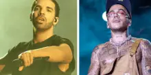 Drake a Milano e a sorpresa sul palco arriva... Sfera Ebbasta: l'abbraccio tra le urla dei fan