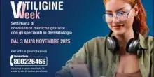 Vitiligine Week dal 3 all'8 novembre, consulenze gratuite anche per gli adolescenti