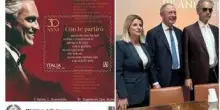 Un francobollo per i 30 anni di 'Con te partirò' e Bocelli, Urso: "Simbolo dell'Italia nel mondo"