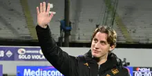 Bove all'Olimpico per Roma-Fiorentina, omaggio della curva Sud