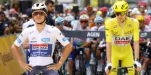Tour: Evenepoel vince 5/a tappa, Pogacar è nuova maglia gialla