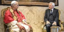 Il Papa al Quirinale, Mattarella: 'Rilanciare la soluzione due popoli due Stati'