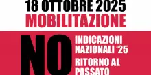Domani iniziativa Tavolo scuola contro i nuovi programmi