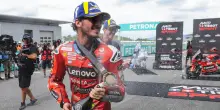 MotoGp: Bagnaia vince la sprint in Malesia, podio Ducati