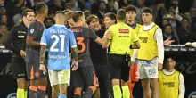 Lite Lautaro-Conte, volano insulti e gestacci in campo
