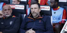 Lecce: Di Francesco, 'Contro il Napoli necessario essere positivi'