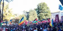 A Trento studenti e sindacati in piazza per Gaza