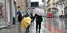 Allerta gialla per temporali prolungata sul levante ligure