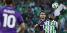 Conference League: Fiorentina cade a Siviglia,vince il Betis 2-1