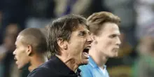 La gioia di Conte 'vincere a Napoli è difficilissimo'