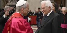 Mattarella in Vaticano per l'incontro con Papa Leone