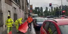 Piove ancora su Milano, pronta la vasca per contenere il Seveso