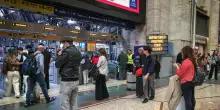 Treno Italo colpito da fulmine,fermo sulla Milano-Bologna