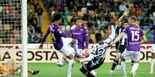 Serie A: Fiorentina, colpaccio da Conference a Udine