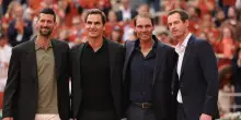 Roland Garros celebra Nadal, omaggio con Djokovic-Federer-Murray