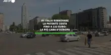 In Italia rinnovare la patente costa fino a 133 euro: la piu' cara d'Europa