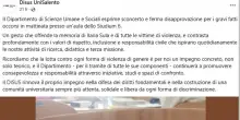 'Ilaria vittima femminicidio', ma ultima parola viene cancellata