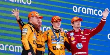 F1: McLaren padrona in Spagna, la Ferrari di Leclerc sul podio