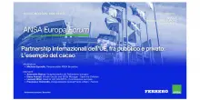 Nuovo Forum dell'ANSA sulle partnership internazionali: l'esempio del cacao