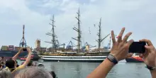 Terminato il tour mondiale, il Vespucci torna a casa