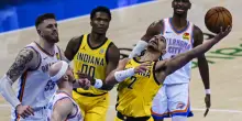 Finali Nba: Oklahoma lotta e batte Indiana, serie sul 3-2