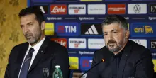 Gattuso torna a Milanello, ct incontra Allegri e giocatori Milan